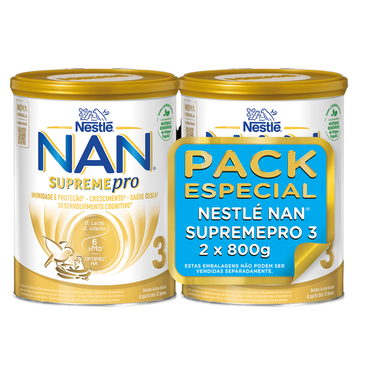 Leche infantil Nan 3 Supreme HA 2 x 800 g 2 x 800 g