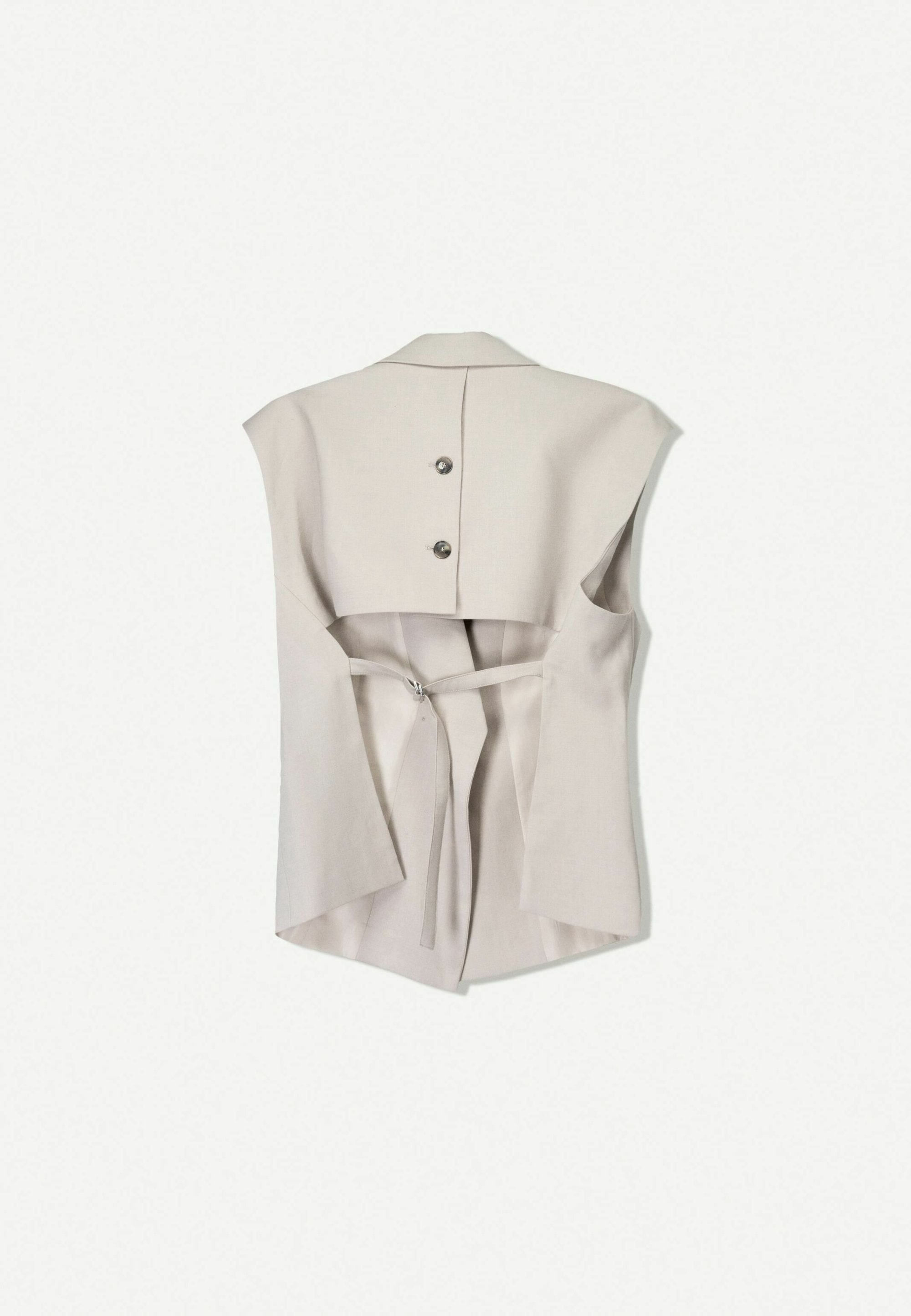 Bershka-vest - donkergrijs