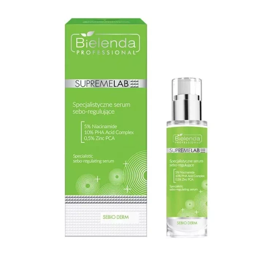 Bielenda Professional Supremelab Sebio Derm specjalistyczne serum sebo-regulujące 30 ml