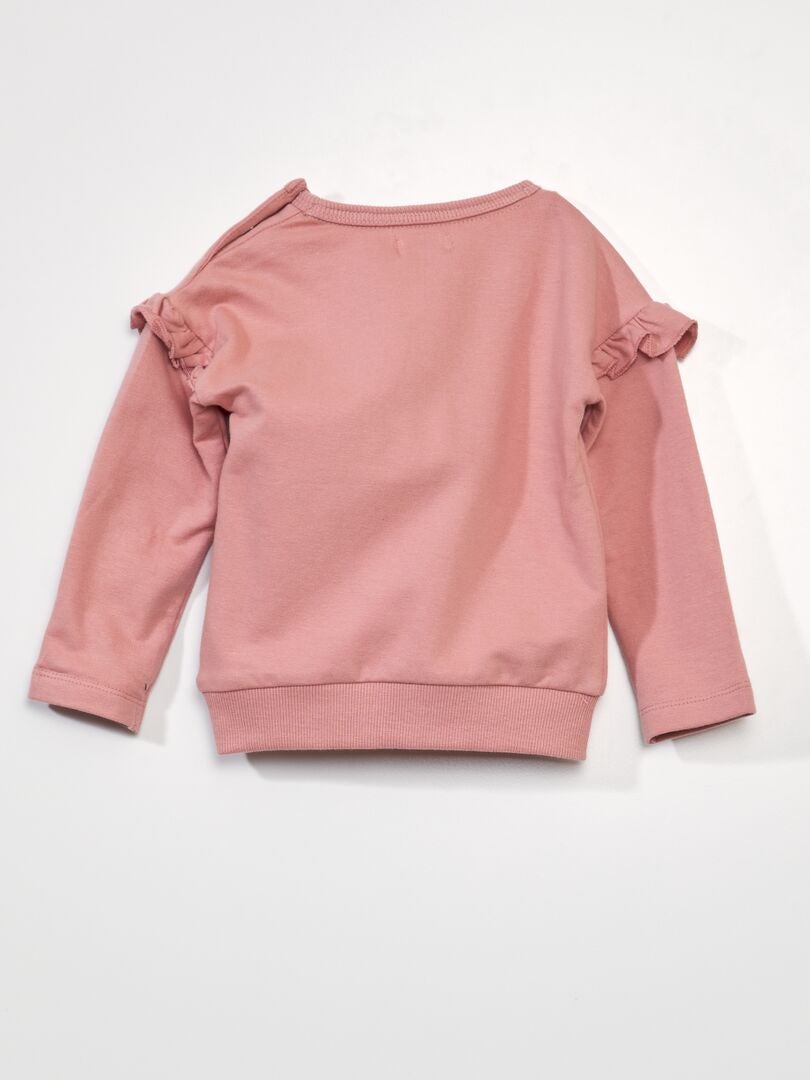 'Play' Jersey Sweatshirt - ROZE