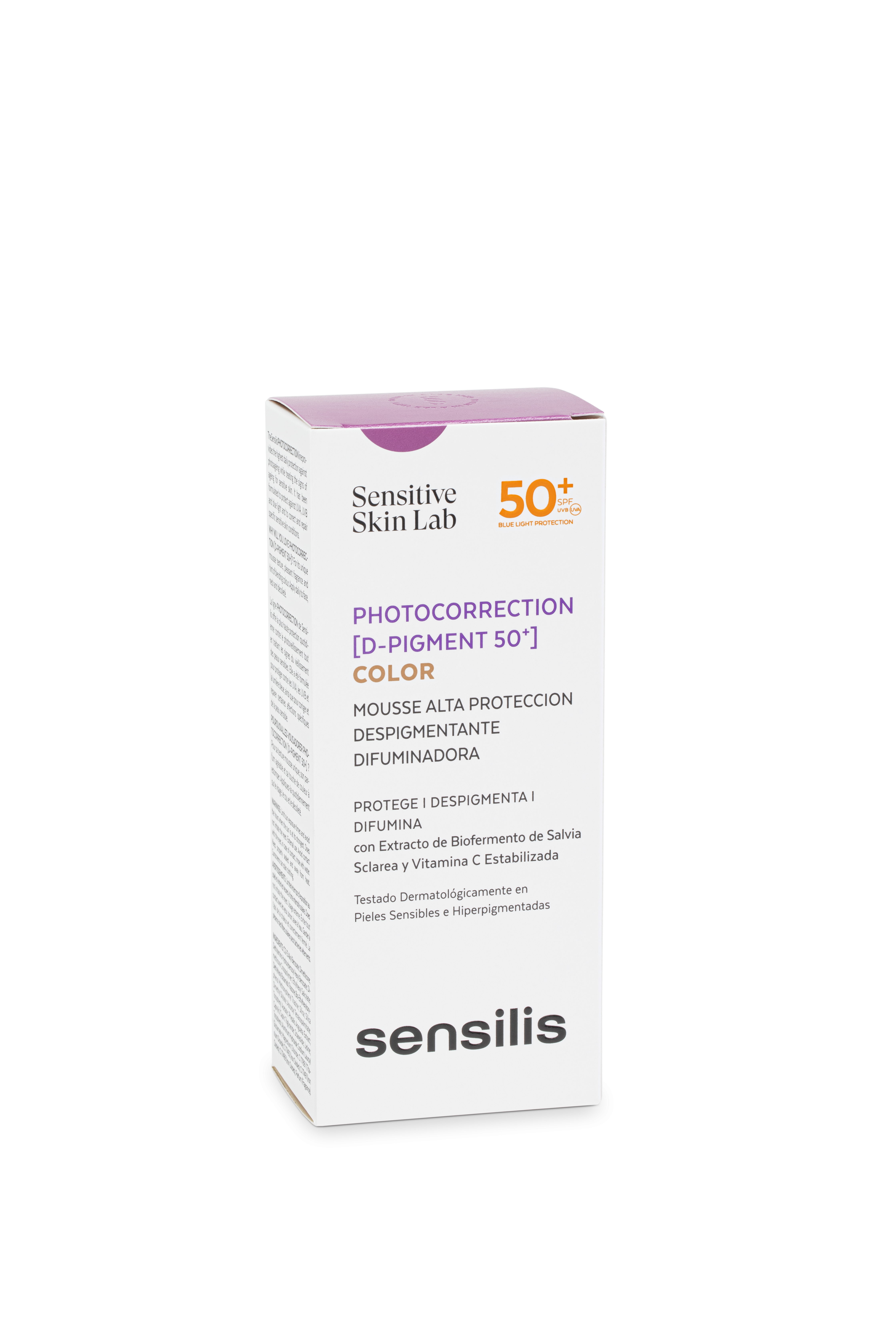 Fotokorekcia [D-Pigment 50] s depigmentujúcou penou Opaľovací krém