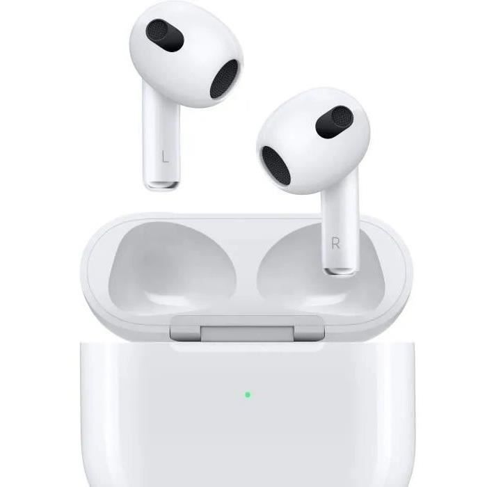 Auriculares Apple AirPods de 3.ª generación + estuche de carga - Blanco (2020) - Reacondicionados - Muy buen estado