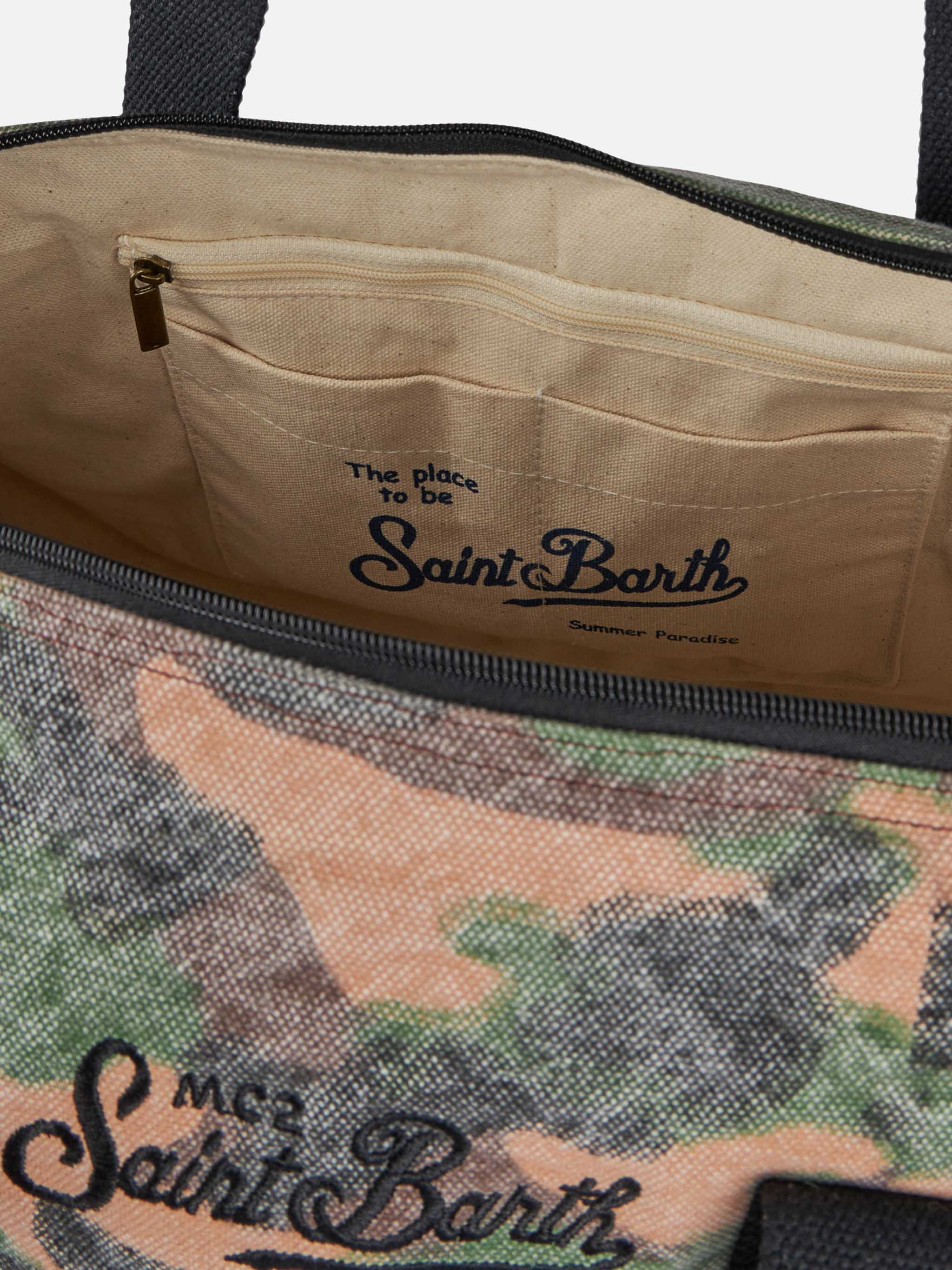 Bolsa de viaje con estampado de camuflaje