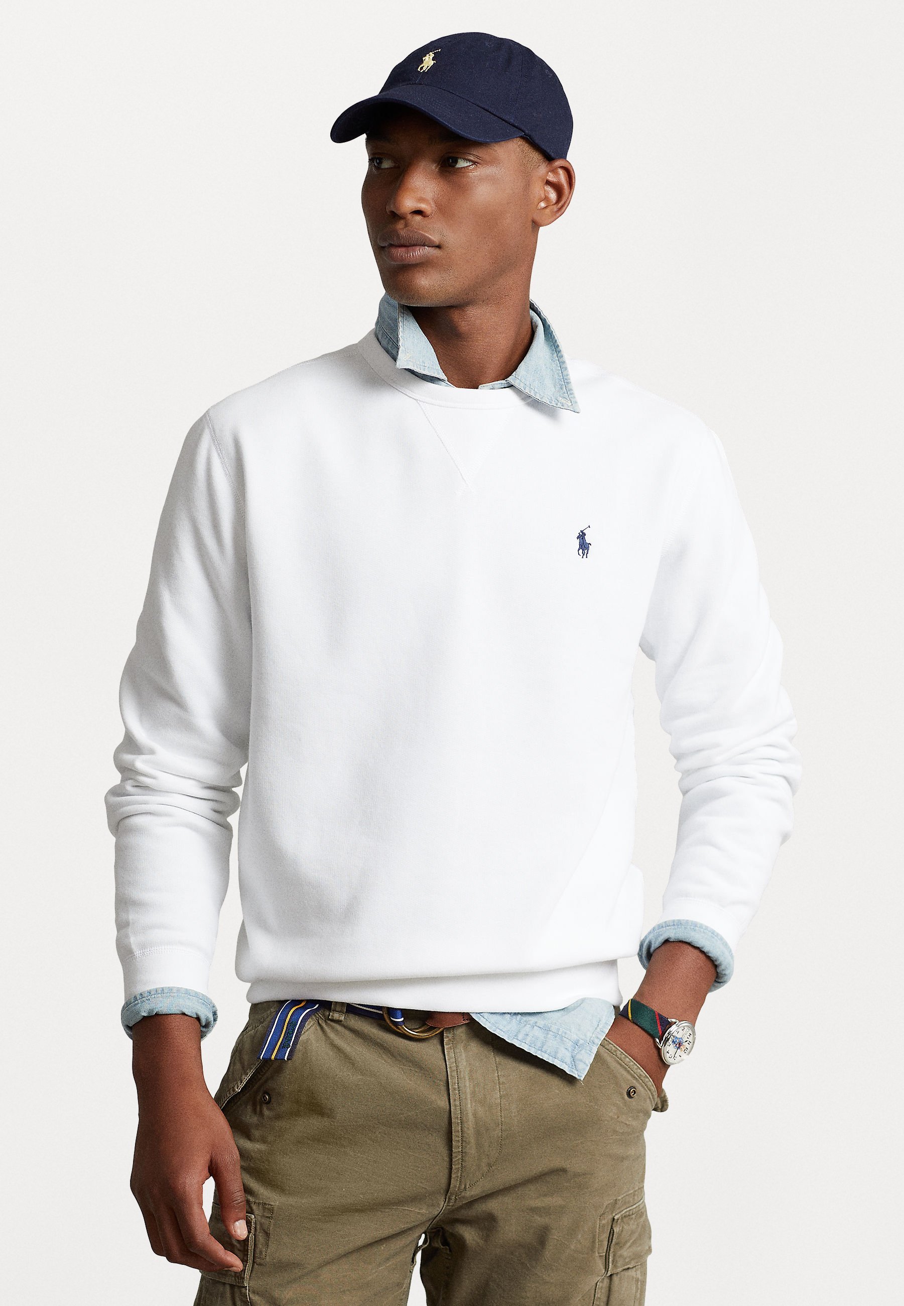 Polo Ralph Lauren THE RL FLEECE SWEATSHIRT - Majica s kapuljačom - bijela