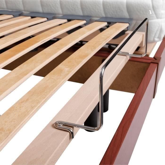 Conjunto de relajación: colchón + bases de cama eléctricas 2x90x200 - Espuma - Firme - TALCA Hecho en Francia