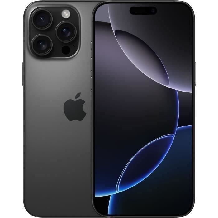 APPLE iPhone 16 Pro Max 256GB Black Titanium (2024) - Reconditionné en France - Etat correct
