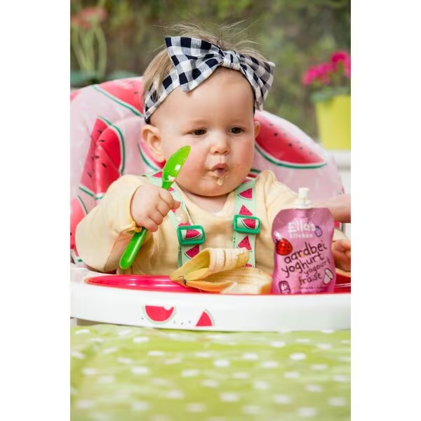 Ella's Kitchen 6+M Grčki jogurt s okusom jagode<br>90g