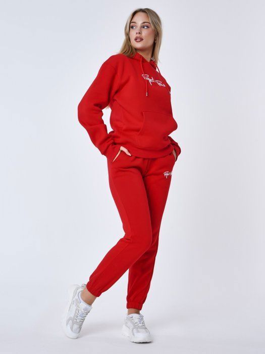 Damen-Jogginganzug – Project X Paris – Essentials – Rot – Langärmlig – Multisport