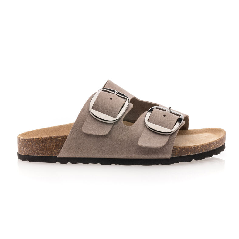Sandali da donna marroni / Scarpe aperte in punta