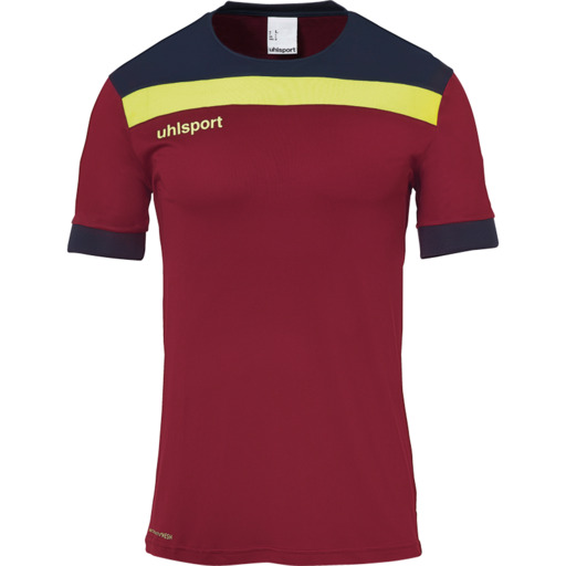 Offense 23 Shirt Shortsleeved Burdeos/azul Marino/amari Uhlsport
