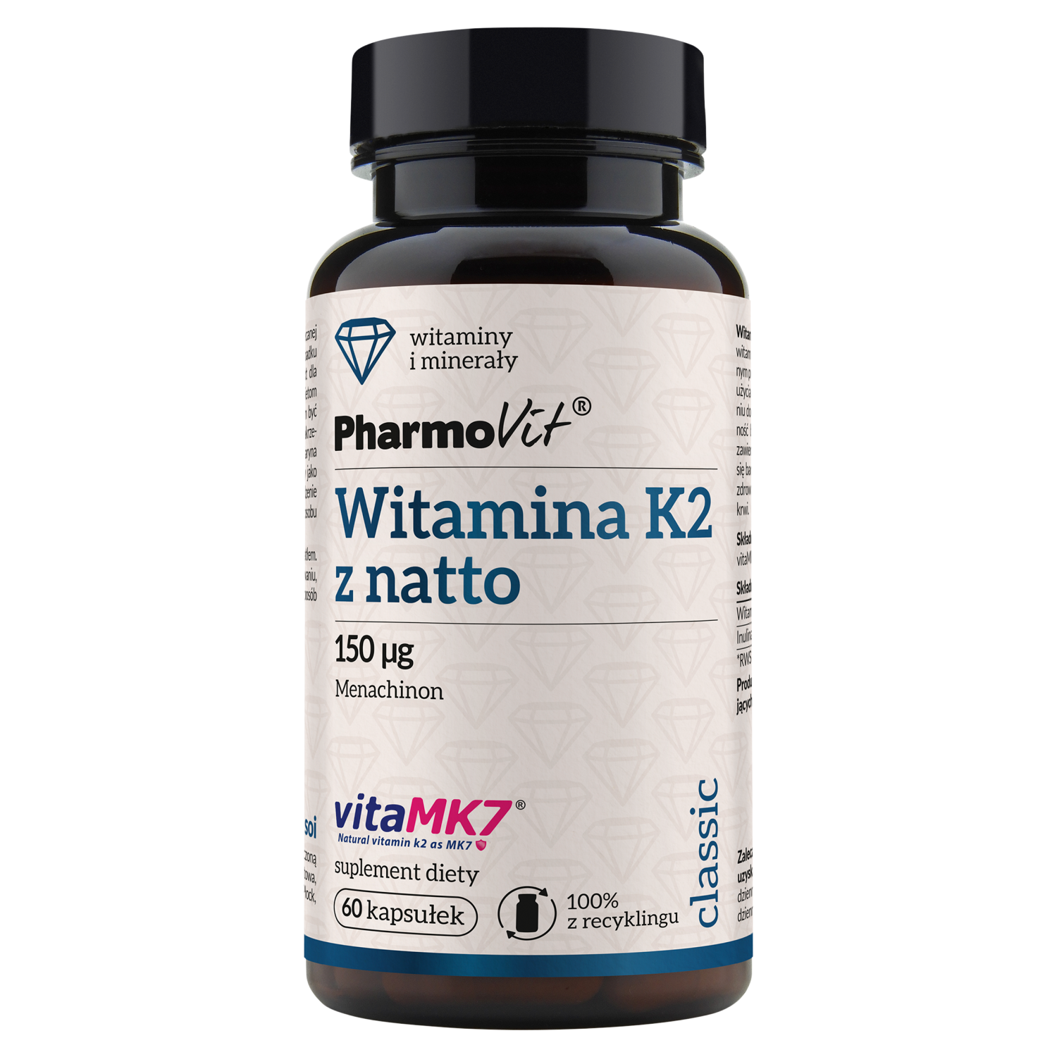 Pharmovit Vitamin K2 med Natto 150 UG