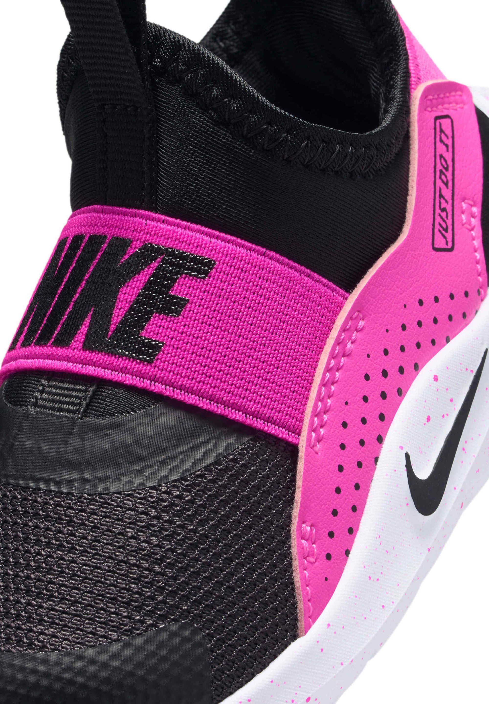 Nike Performance FLEX RUNNER 4 UNISEX - Hardloopschoenen voor op de weg - laser fuchsia/zwart/wit