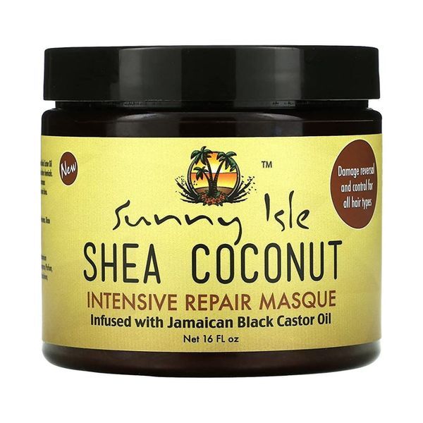 Sunny Isle Shea Coconut Intensiv Reparerande Mask Berikad med