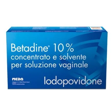 BETADINE Betadine 10% solución vaginal 5 viales + 5 viales + 5 cánulas Yodopovidona