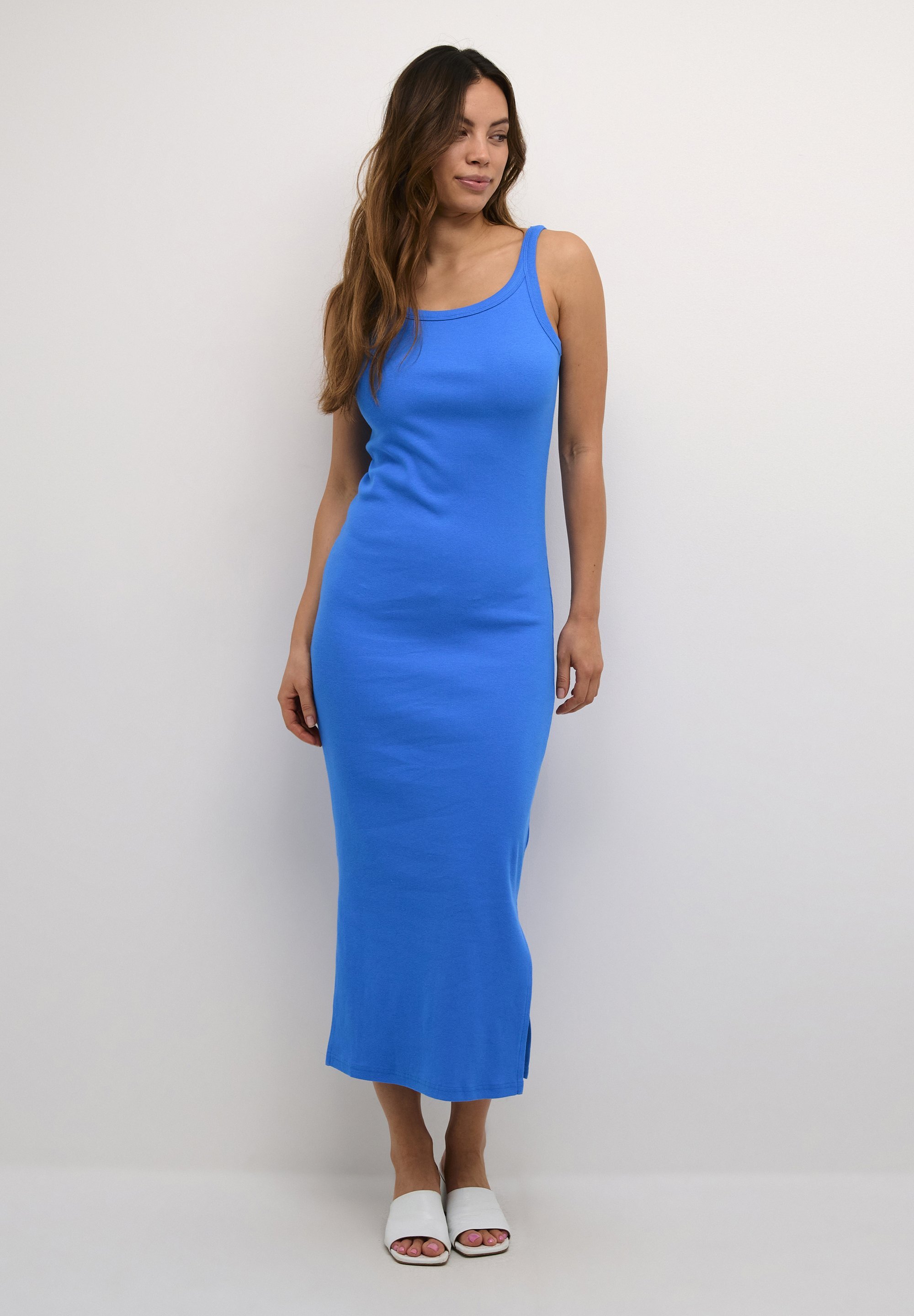 Kaffe KACARNA - Vestido em jersey - azul francês