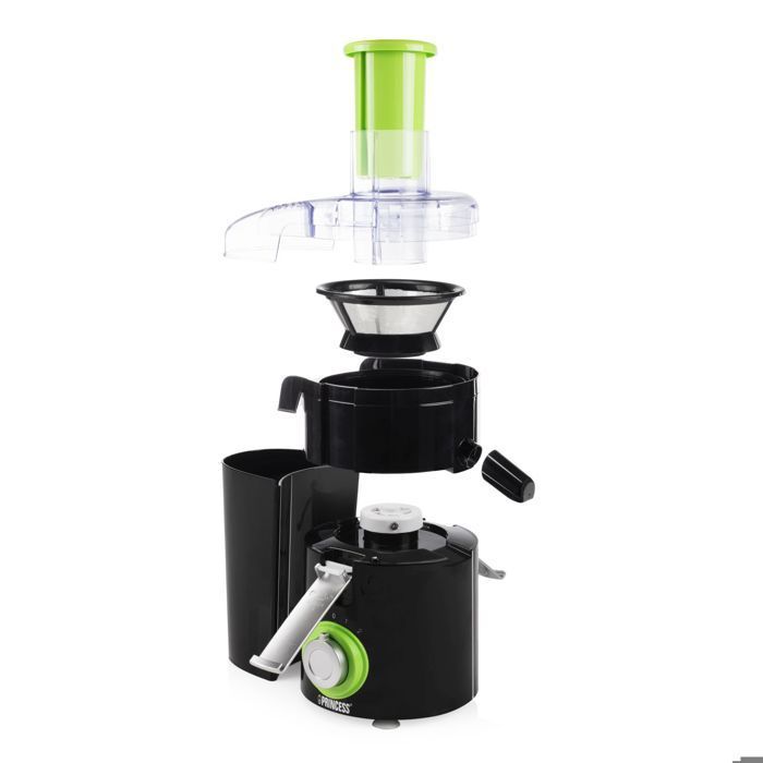 Centrifugal Juicer - PRINCESS - 250W Juice Extractor - Wide Feed Chute - Fully Disassemblable