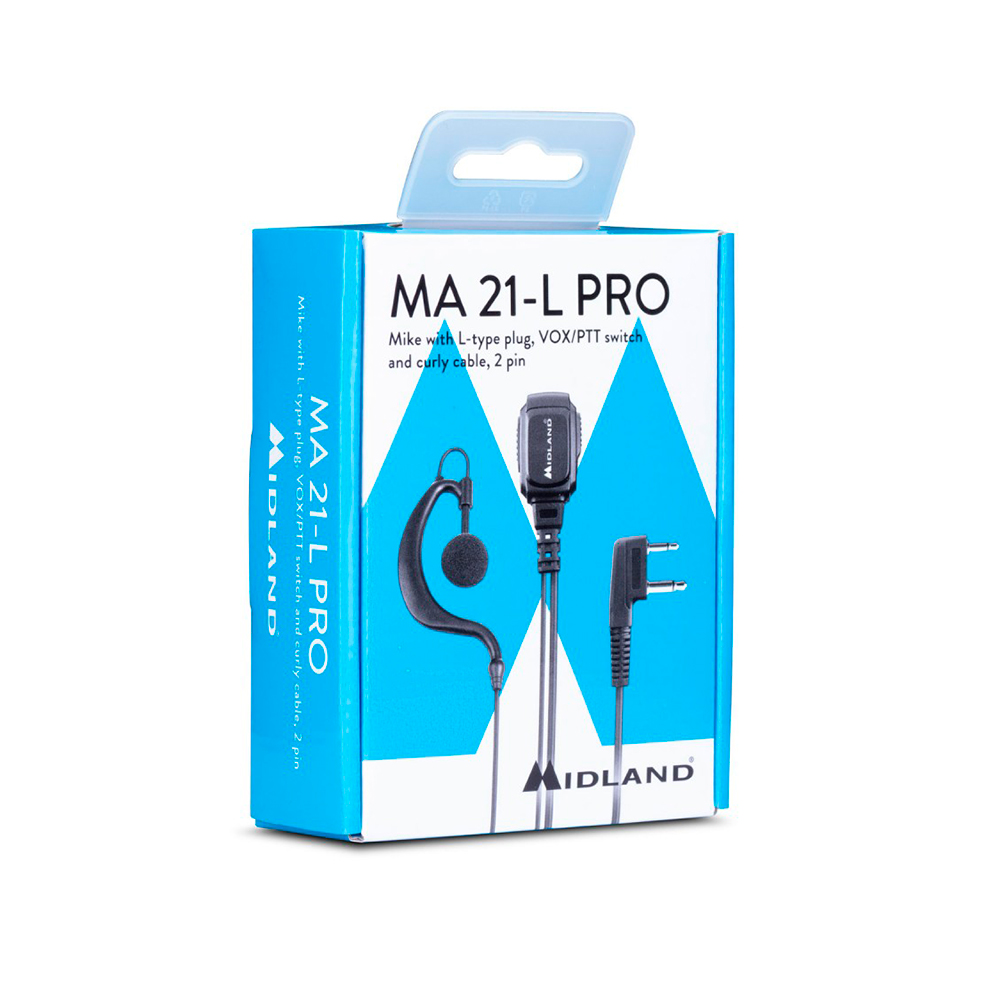  Microfon Auricular Regulable Vox/ptt Ma21/l Pro Midland