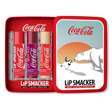 Lip Smacker Pack Holiday Tin Trio Coca Cola Sweet Lip Balm Presentset 1 st 1 st
