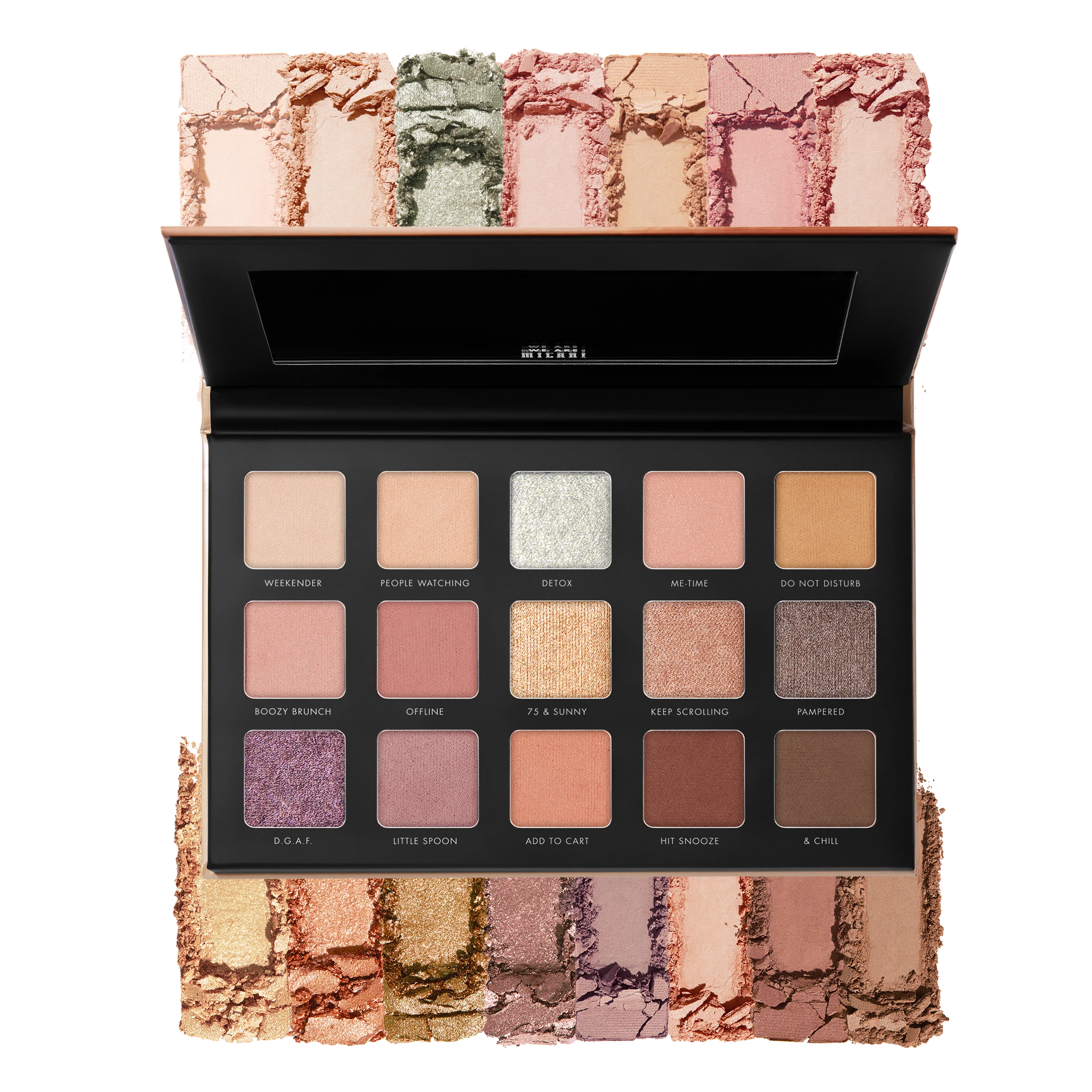 Aranyozott Nude Paletta - Milani