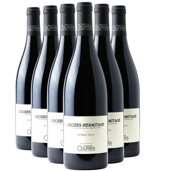 Domaine Courbis Crozes-Hermitage Au Beau Séjour 2024 - Vin Rouge de la Vallée du Rhône (6x75cl)
