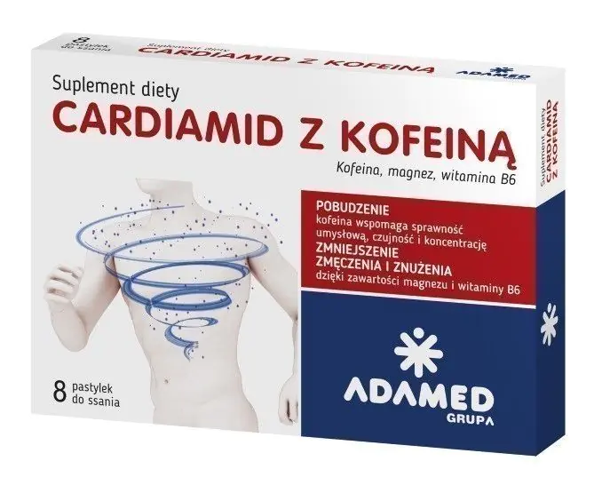 Cardiamid z Kofeiną Pastylki do ssania