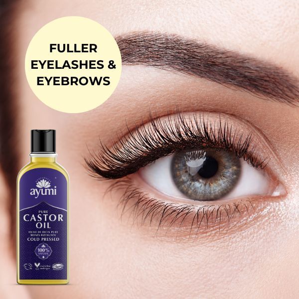 Ayumi Čistý ricinový olej na vlasy a řasy 150ml