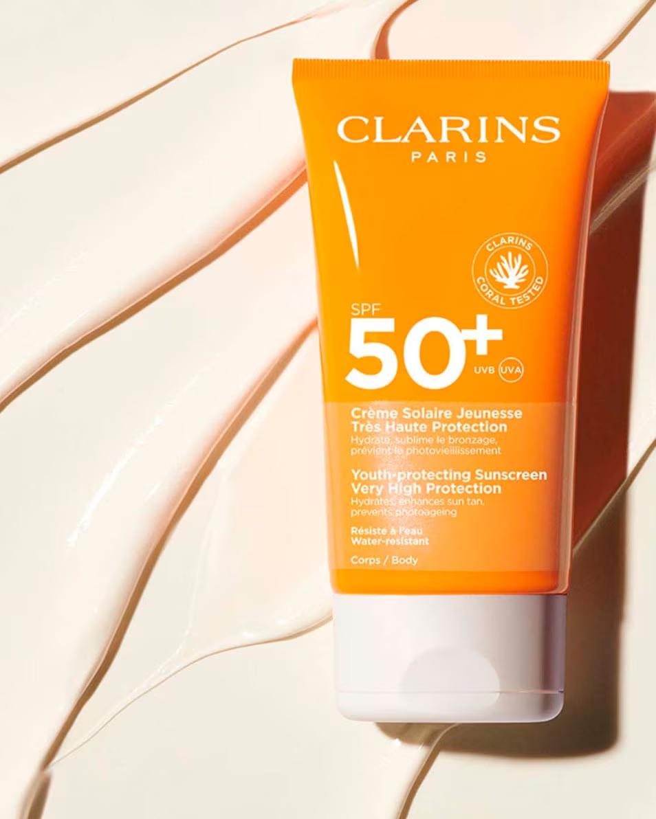 CLARINS Sun Care Body Youth-protecting krema za sunčanje za tijelo s vrlo visokom zaštitom SPF 50