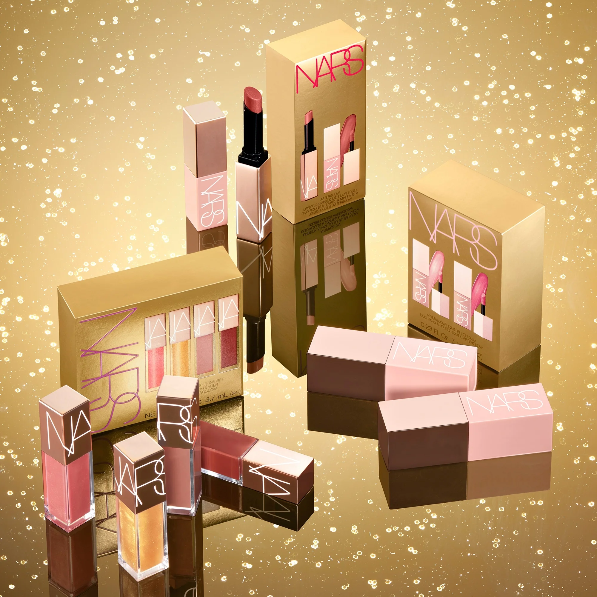 Labbra AFTERGLOW LIPSTICK & MINI LIQUID BLUSH SET - Cofanetto Make Up