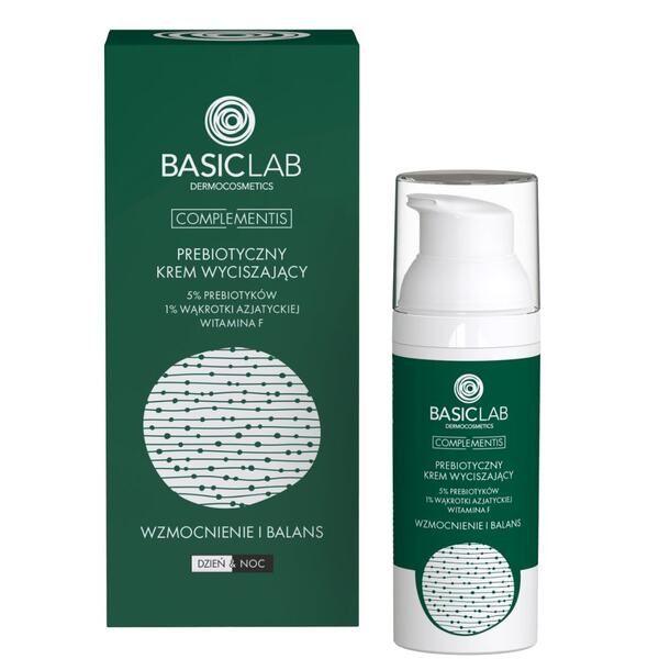 BasicLab Prebiotický zklidňující krém s 5 % prebiotik 50 ml