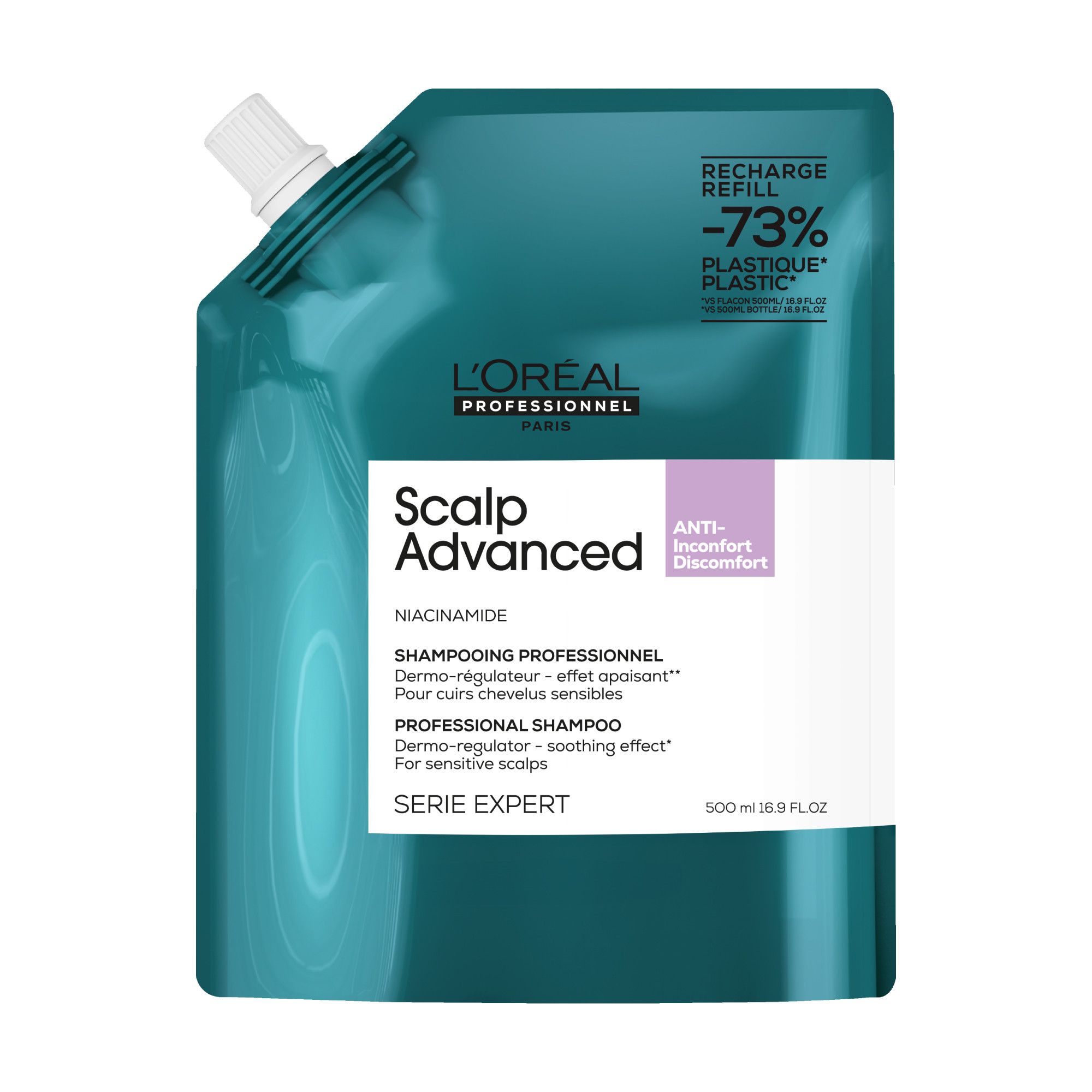 Serie Expert Scalp Advanced Dermo-Regulating šampūna uzpilde Salonu šampūni