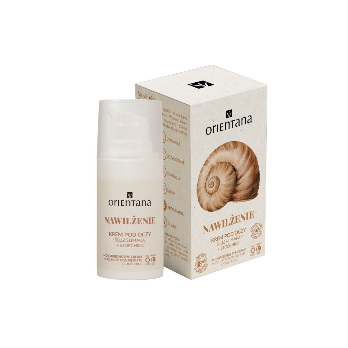 Orientana ögonkräm med snäckslem 15ml