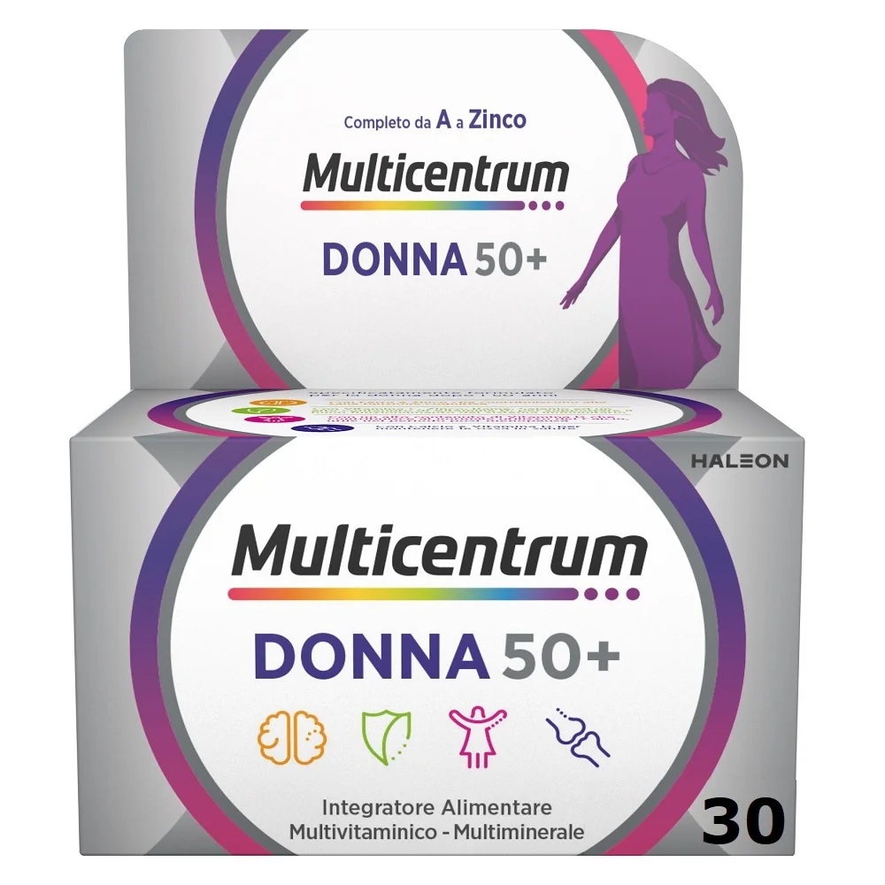 MULTICENTRUM Multicentrum Donna 50 + 30 comprimés Complément alimentaire multivitaminé pour femmes