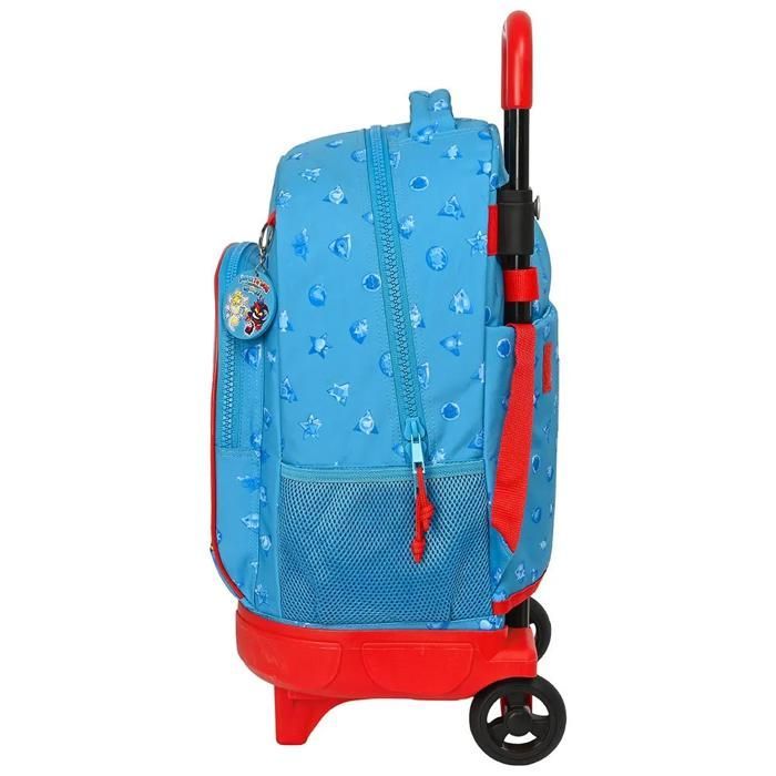 Cartable à roulettes - SAFTA - SuperThings Rescue Force - Bleu - 33 x 45 x 22 cm