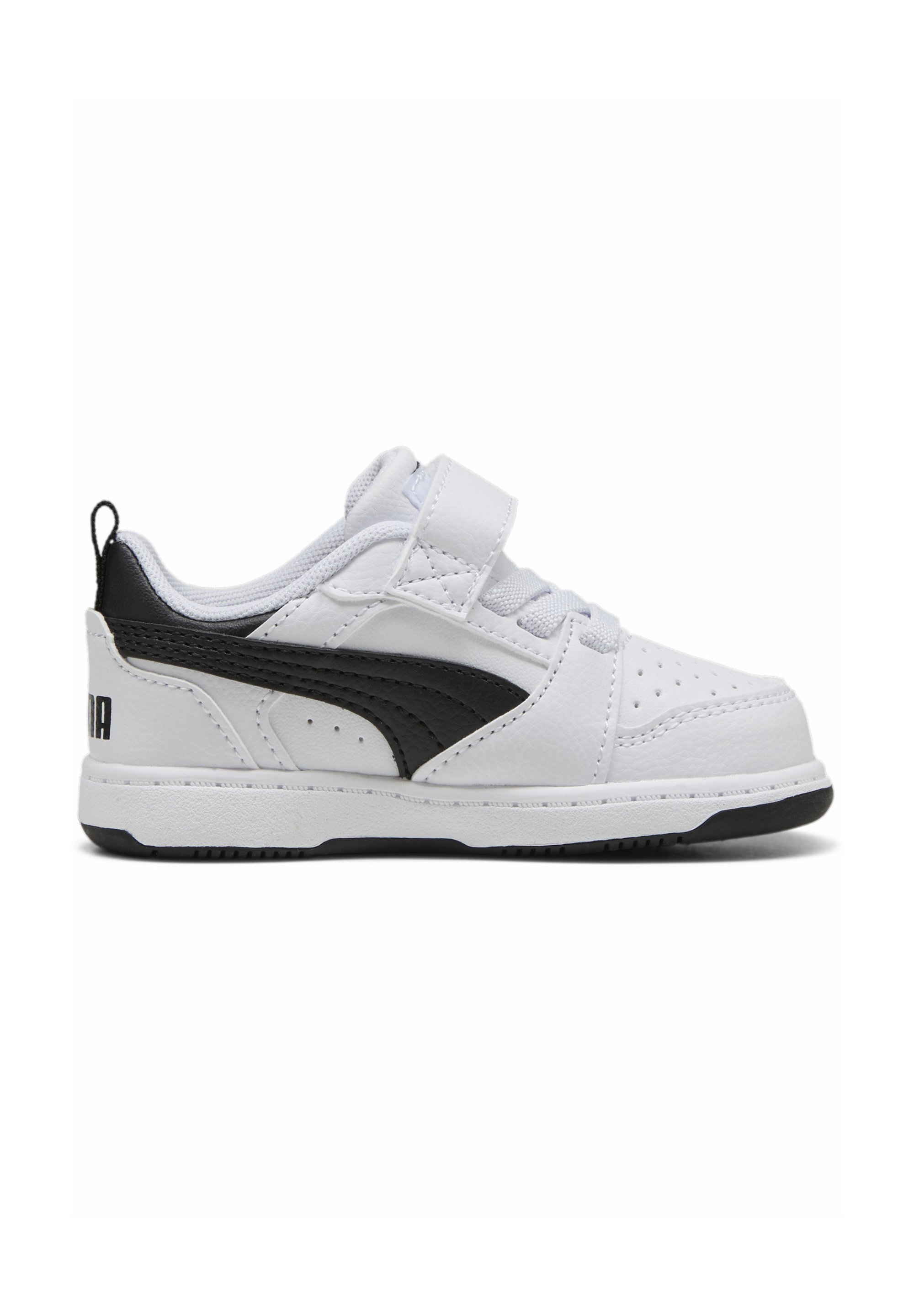 Puma REBOUND V6 LO - Scarpe per neonati - bianco nero nero