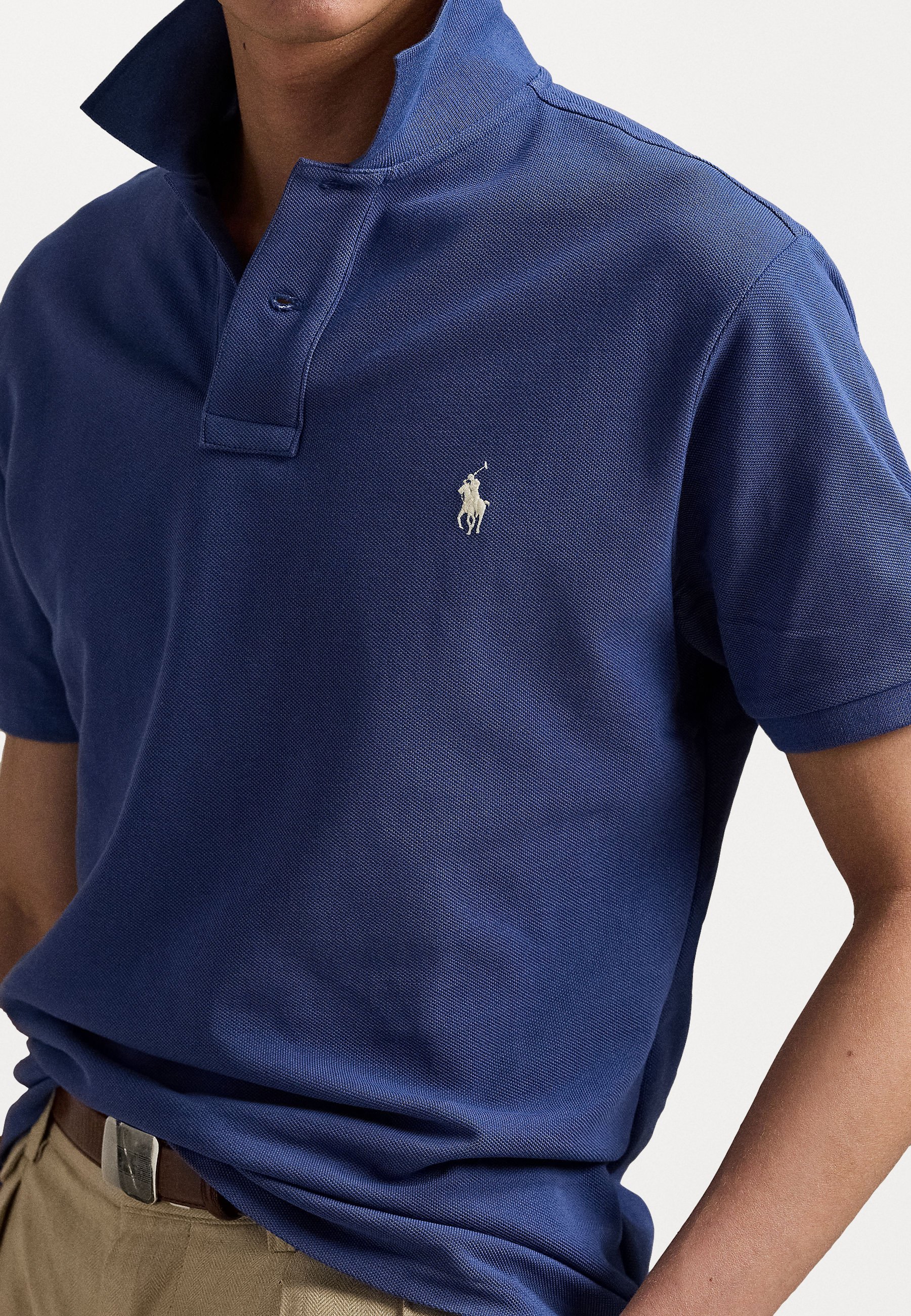 Polo Ralph Lauren manches courtes - Polo bleu terre