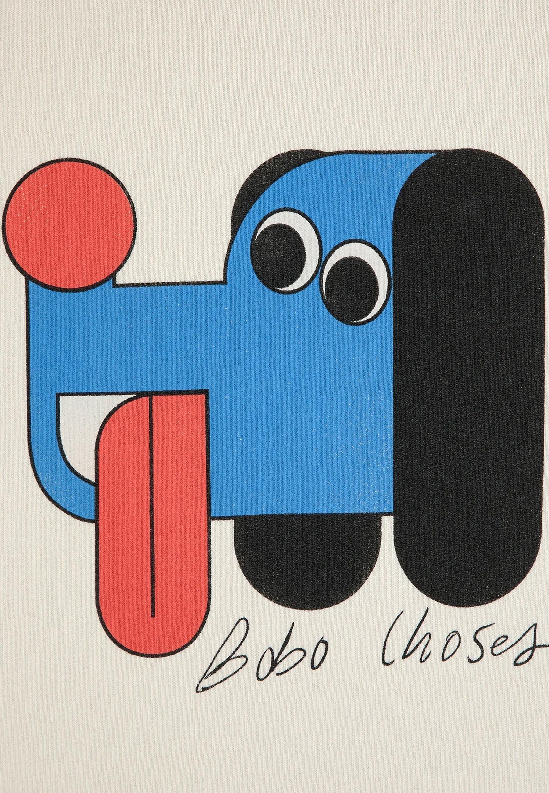 Bobo Choses DŁUGI RĘKAW DOGGY MATE UNISEX - Bluzka z długim rękawem - ecru