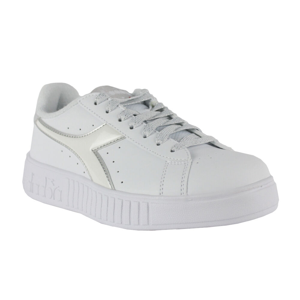 Diadora Step P C6103 Vita/silverfärgade sneakers