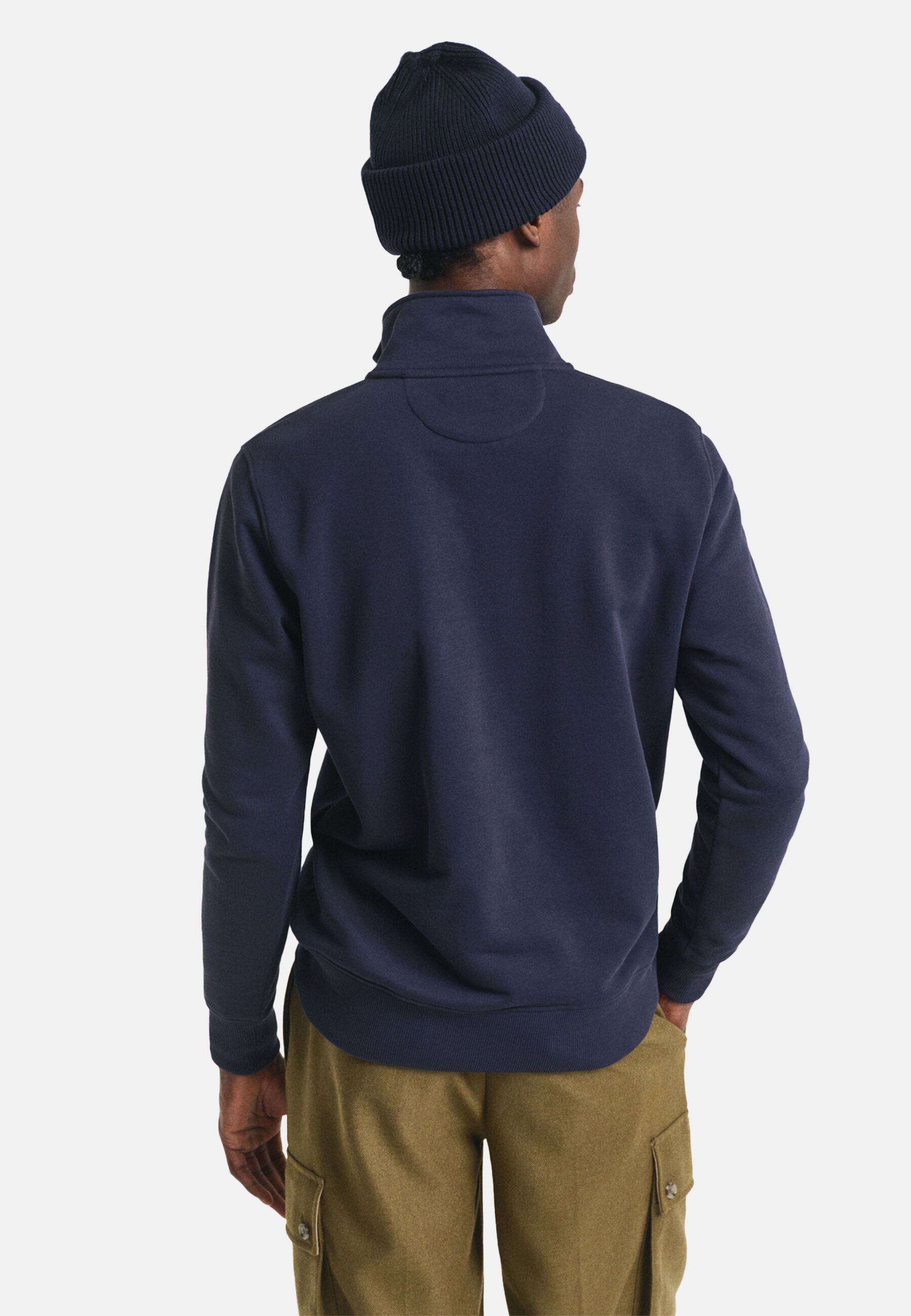 GANT REG SHIELD HALF ZIP - Sweatshirt - Abendblau