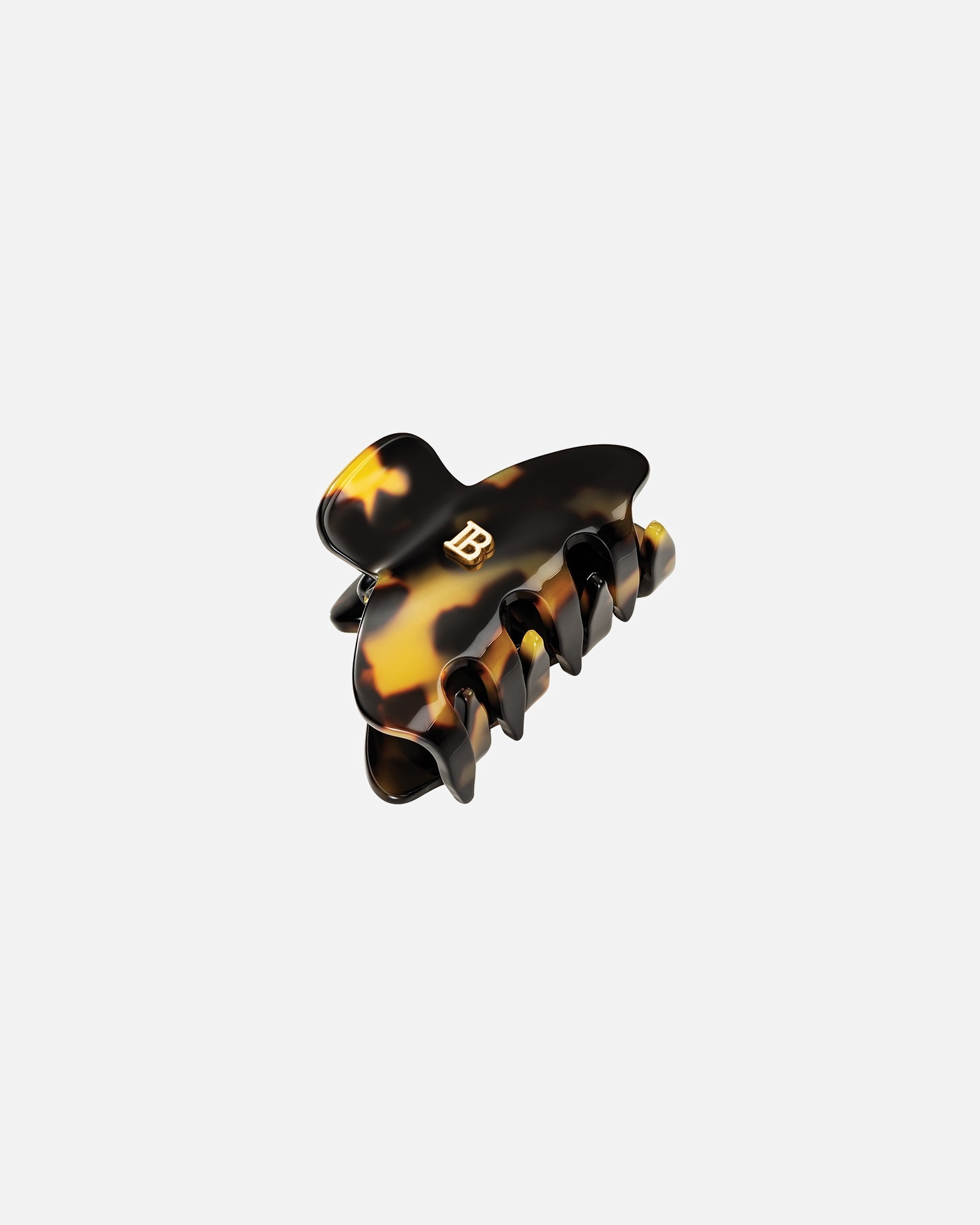 Presilha de cabelo Balmain Hair Couture pequena em padrão tartaruga – 1 peça