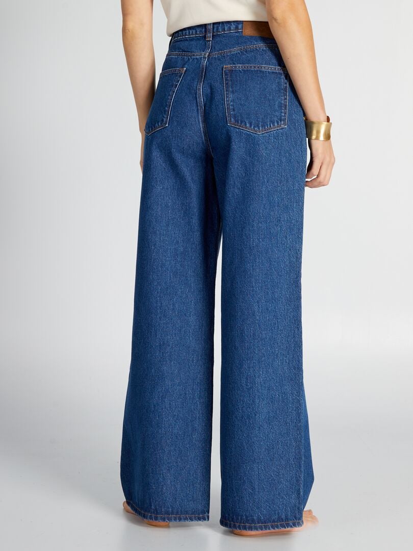Pantalones vaqueros de pierna ancha - 30L - AZUL