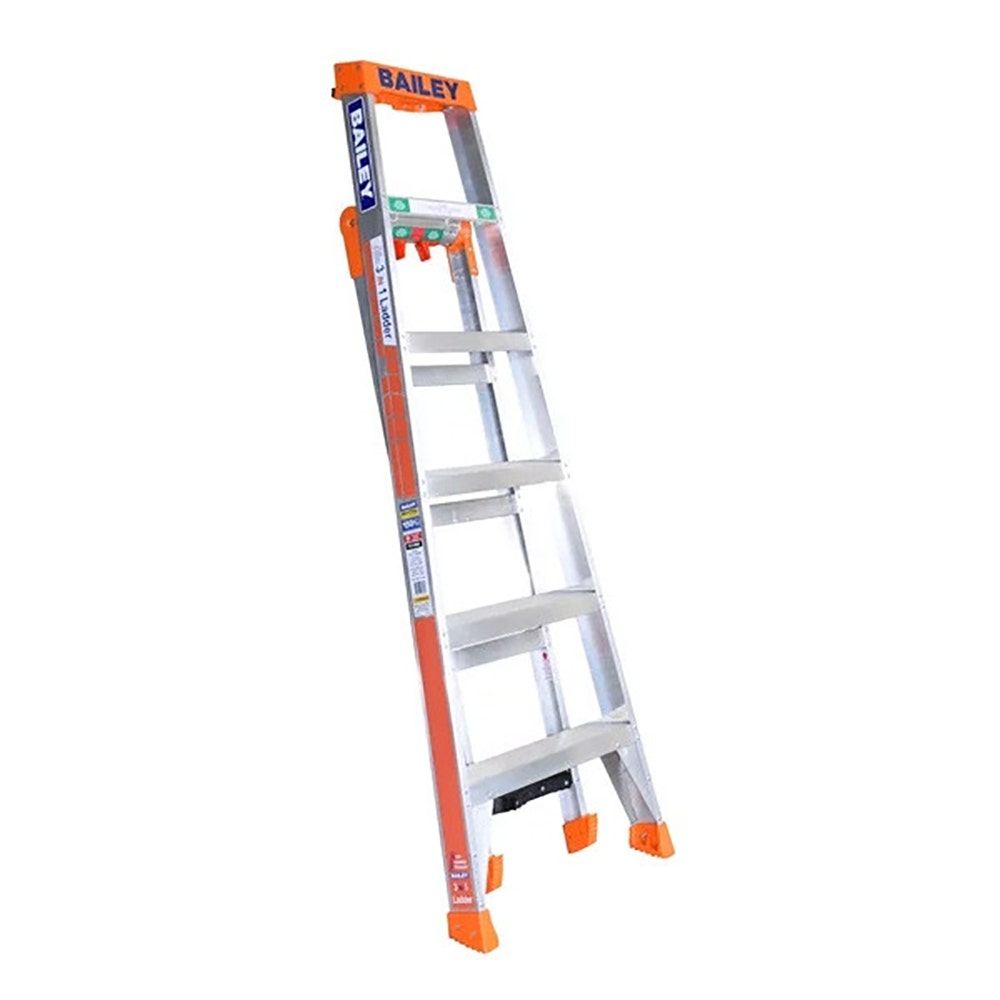 Τριπλή σκάλα BAILEY SLS 1,8 m, 3 σε 1, 150 kg, 6 τεμάχια FS13862