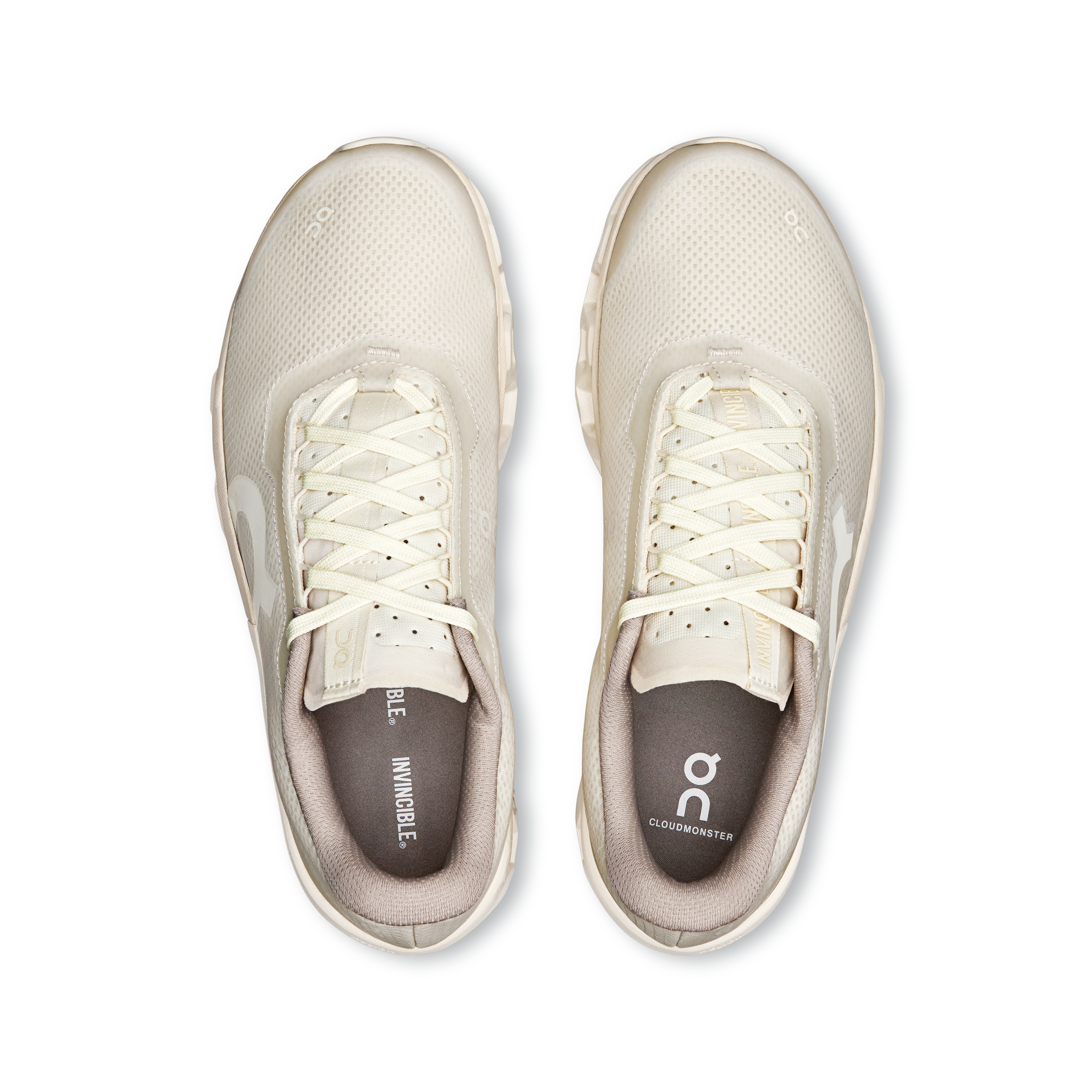 On Cloudmonster 2 INVINCIBLE pour homme, ivoire | blanc