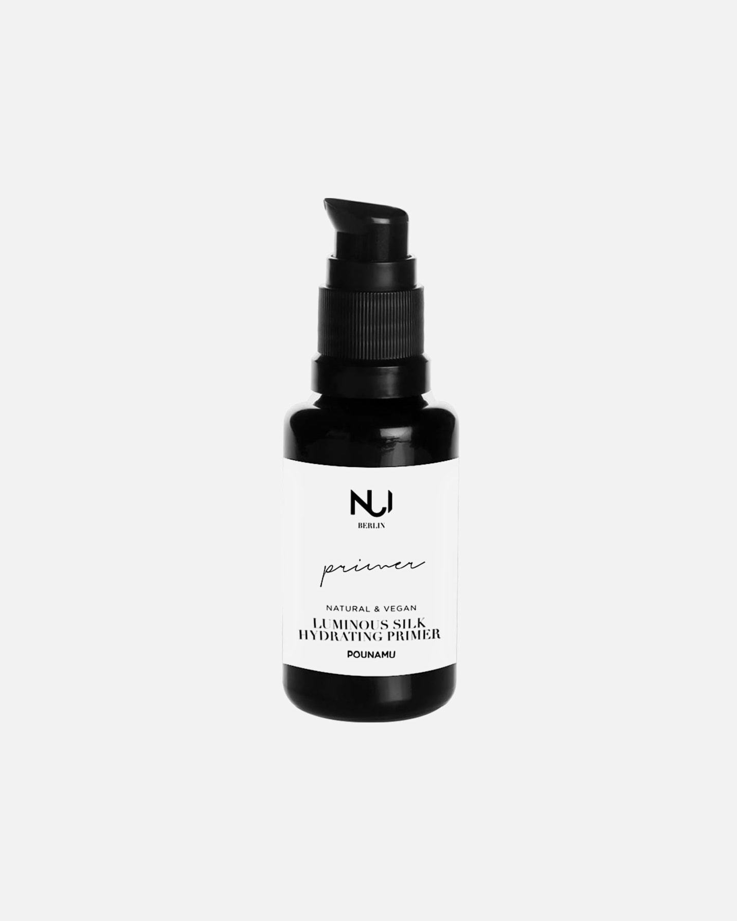 Nui Cosmetics Primer Natural Luminous Silk hidratantni primer za lice Pounamu - 30 ml