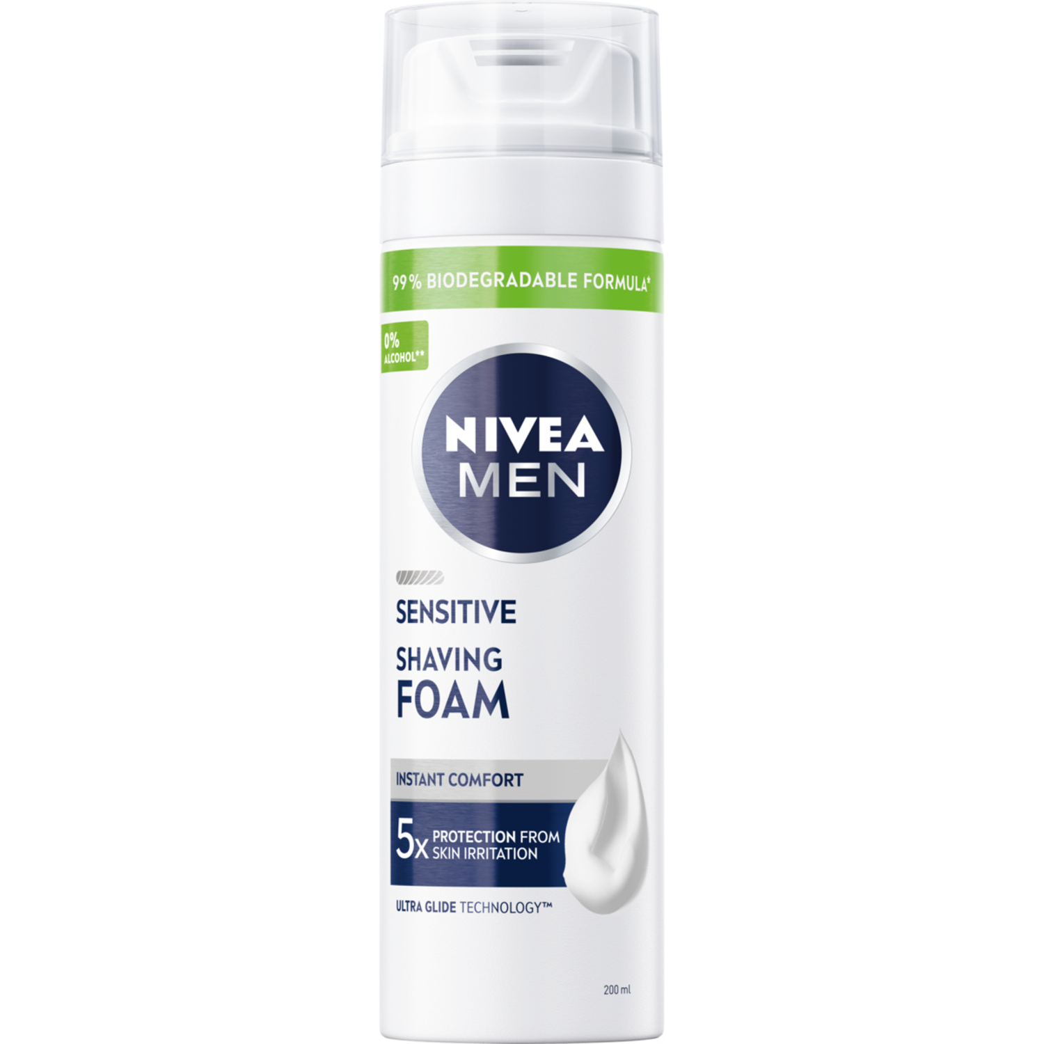 Nivea Men -partavaahto 200 ml herkälle iholle