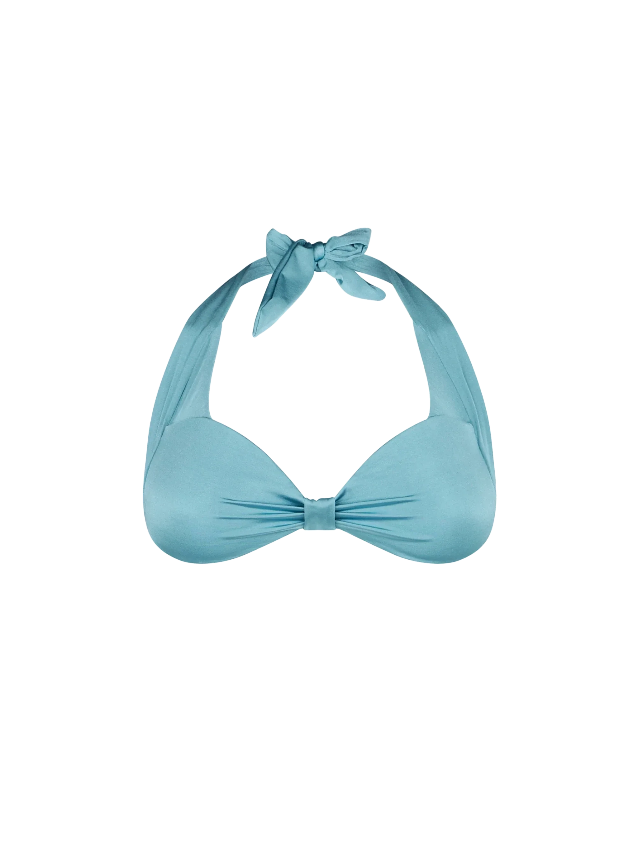 Glanzende blauwe bralette