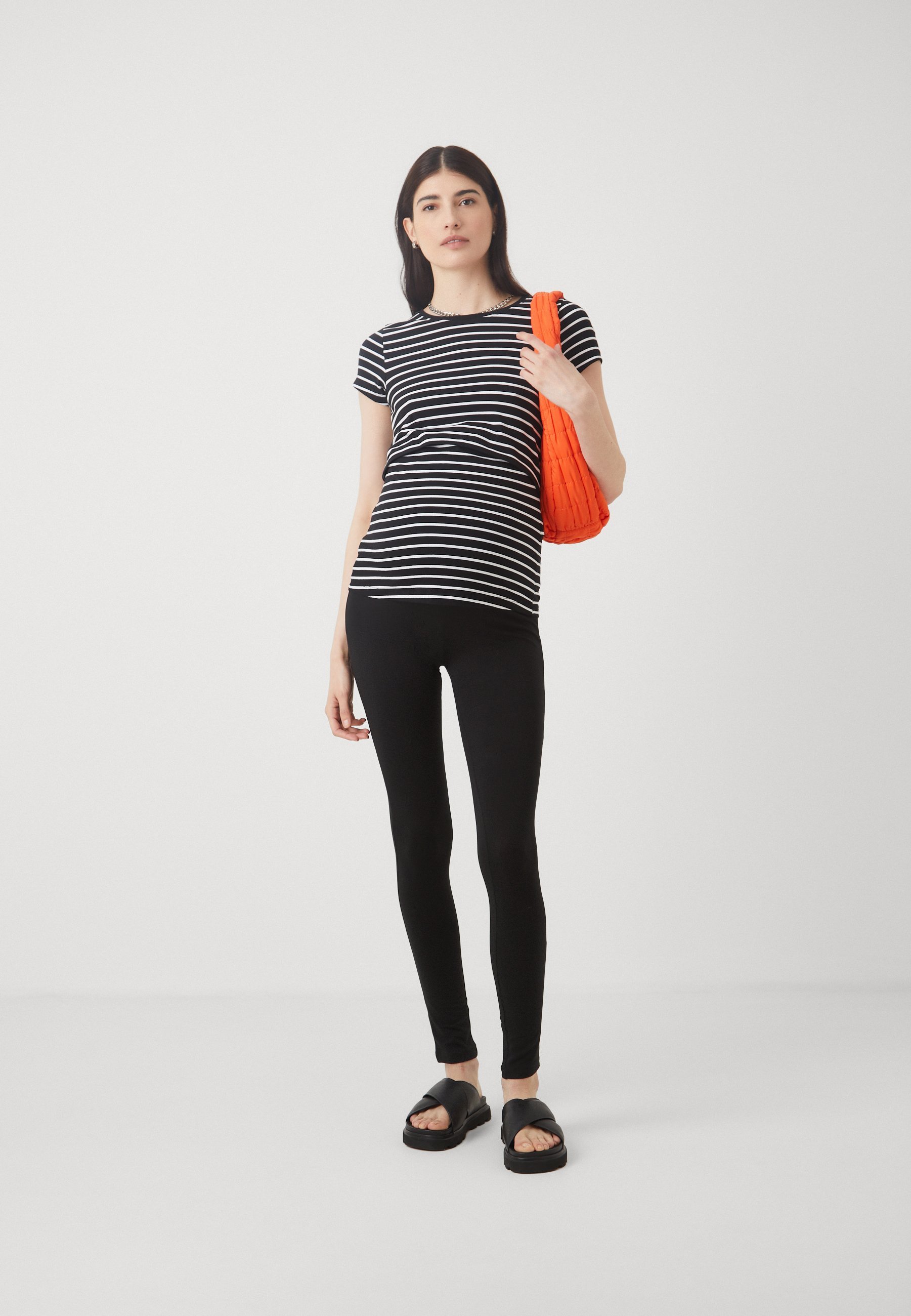 Anna Field MAMA 2-PACK - Leggings - Broek - zwart