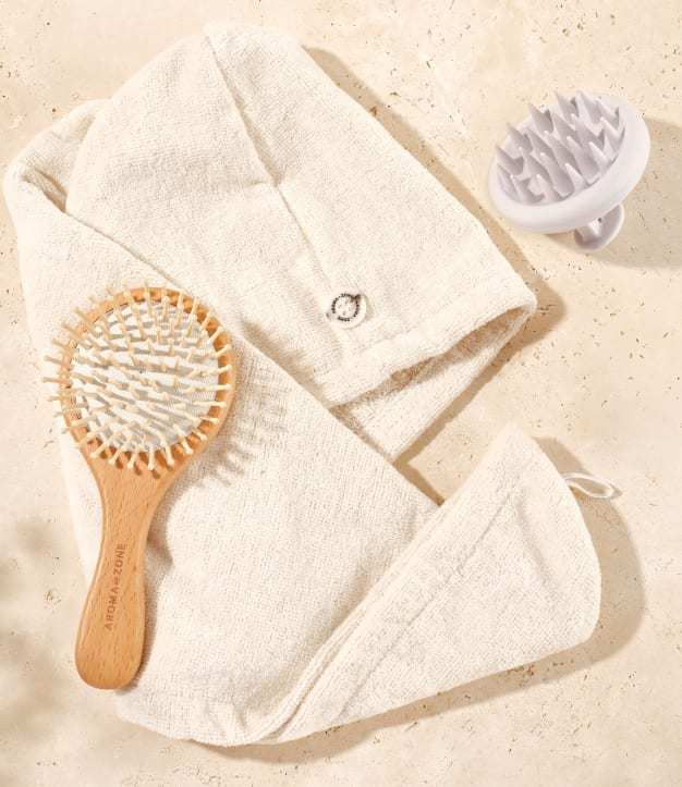 Ręcznik do włosów z bawełny organicznej