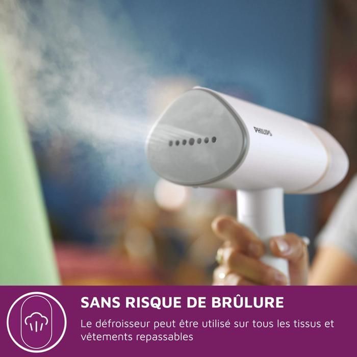Défroisseur à main Philips STH3020/10 Steamer Série 3000 Blanc, 1000W