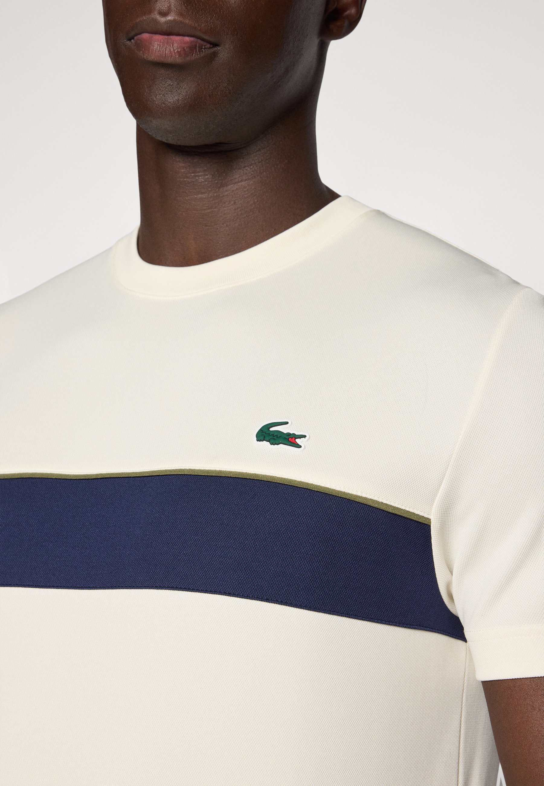 Lacoste Sport TENNIS - Tricou sport - laponia/bleumarin