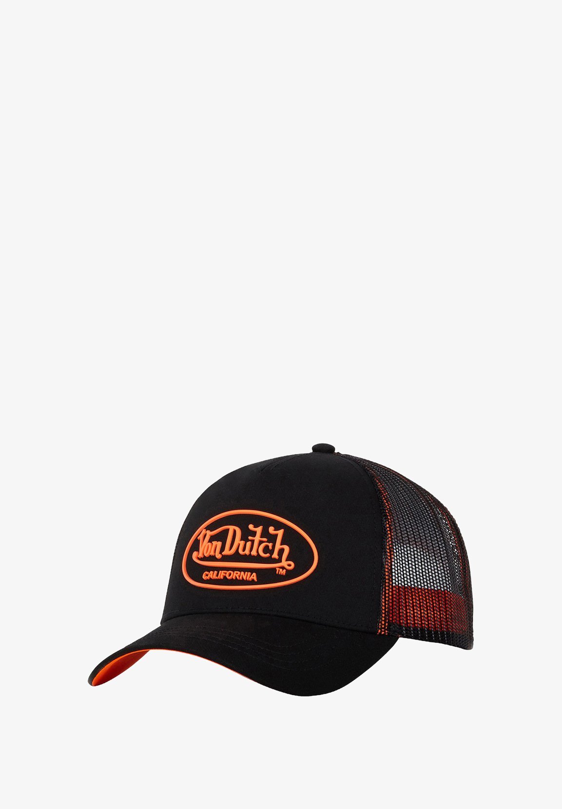 Casquette Von Dutch TRUCKER CB DOM - Noir/Orange